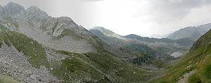 Panoramica dalla Bocchetta dei lupi - foto Piero Gritti 28 luglio 07