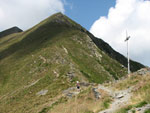 Al Passo di Tartano (mt. 2108) con Cima Lemma sullo sfondo - foto Piero Gritti  28 luglio 07