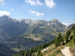 Primo tratto di sentiero 101 di salita al Passo di Tartano - foto Piero Gritti  28 luglio 07