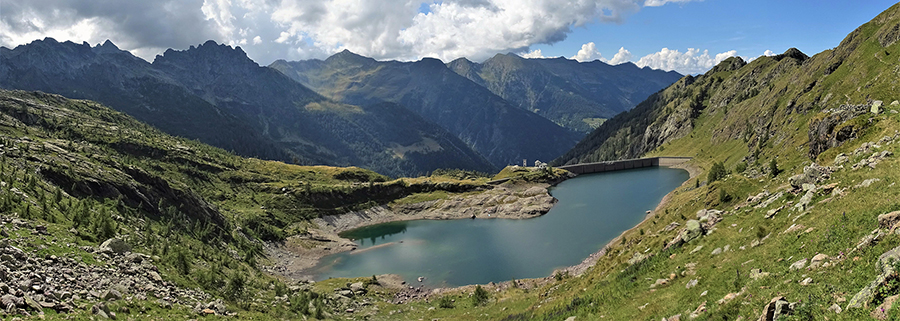 Anello Laghi-Cima Ponteranica-Lago Pescegallo da S.Marco 15-8-20