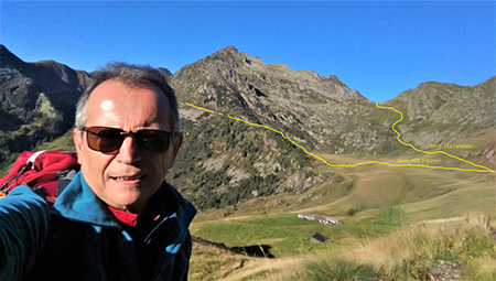 Periplo dei Monti Ponteranica (2380 m), Valletto (2371 m), Monte di Sopra (2369 m) da Ca’ San Marco il 4 settembre 2018- FOTOGALLERY