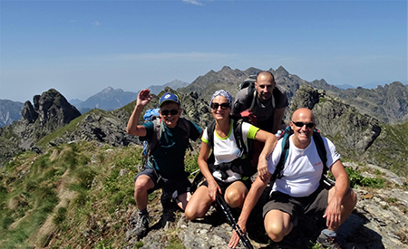 Monti Colombarolo (2309 m) e Ponteranica orientale (2378 m) da Ca’ San Marco (8 luglio 2017) - FOTOGALLERY