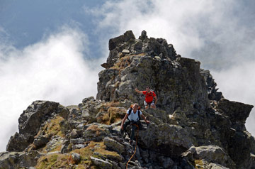 PIZZO PORIS (2712 m.) salito dalla VARIANTE ALPINISTICA S-O e sceso dalla NORMALE N-E il 27 settembre 2011 - FOTOGALLERY