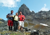 PIZZO PORIS (2712 m.) salito dalla VARIANTE ALPINISTICA S-O e sceso dalla NORMALE N-E il 27 settembre 2011 - FOTOGALLERY