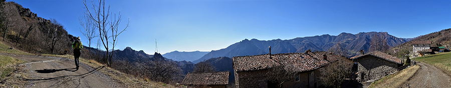 Salvarizza di Santa Croce - San Pellegrino Terme, il punto di partenza dell'escursione 