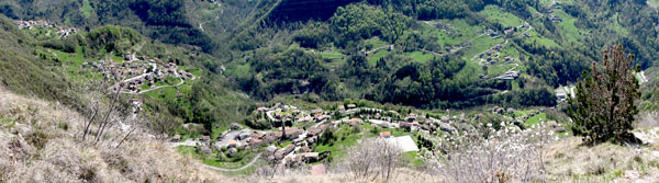 Dal monte di Bracca vista su Pagliaro, Bracca, Cornalta,...- 23 aprile 08