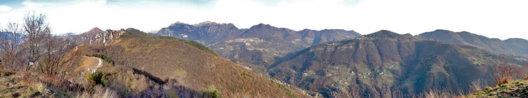 Dal Pizzo di Spino verso la Valle Serina - 7 nov. 07