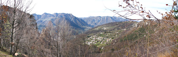 Da Prato Pasquino vista verso Santa Croce di S. Pellegrino T. - 7 nov. 07