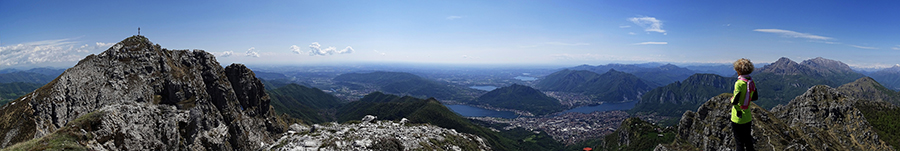 Panoramica dalla Punta Stoppani (1848 m)