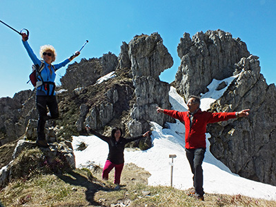 Da Brumano al suo Pizzo per il ‘Sentiero delle creste’ in Resgone il 16 aprile 2014 - FOTOGALLERY