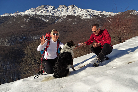 RESEGONE innevato e ‘Porta del Palio’ ad anello da Fuipiano Valle Imagna il 16 febbraio 2019- FOTOGALLERY