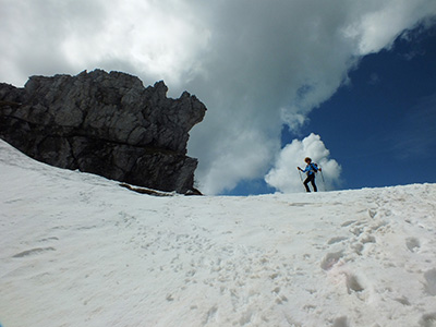 Resegone con neve di primavera da Brumano il 4 maggio 2014 - FOTOGALLERY