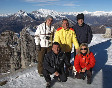 Invernale in Resegone da Fuipiano nella splendida fredda giornata di domenica 27 dicembre 2009 - FOTOGALLERY