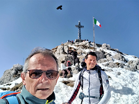 Sulle nevi del RESEGONE ad anello da Fuipiano (27febb21)- FOTOGALLERY