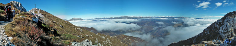 In vetta al Resegone con vista ad est