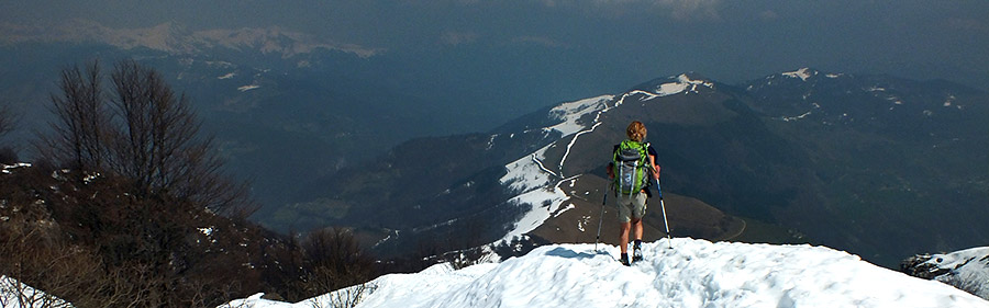 Vista verso la sottostante Costa del Palio