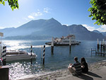 Dall'imbarcadero di Bellagio vista sul Lago di Como