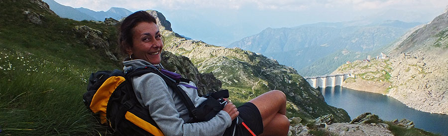 ...stanca, ma contenta l'Ale con vista sul Lago d'Inferno