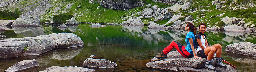 ...approdare su un'isoletta del Lago Zancone