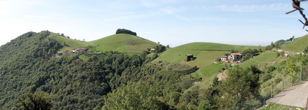 Da Ganda vista il Roccolo 'Anesa' e il Monte Rena - 8 sett. 08