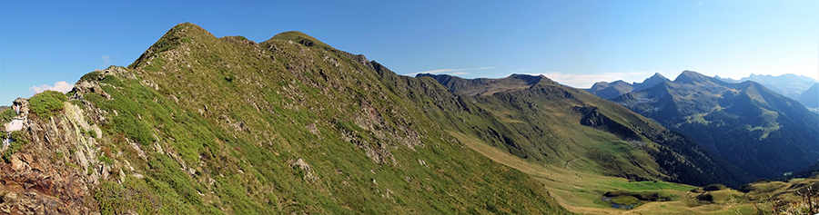 Panoramica dalla Forcella Rossa