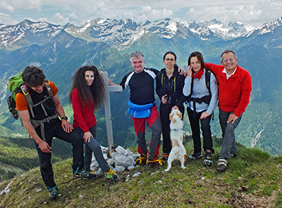 PIZZO BADILE brembano (2044 m) ad anello da Piazzatorre il 1 giugno 2014 - FOTOGALLERY