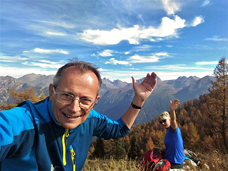 Anello del PIZZO BADILE (2044 m) da Piazzatorre il 21 ottobre 2017 - FOTOGALLERY