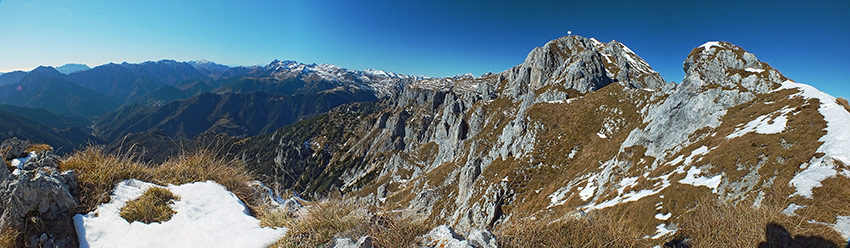 La nostra prima in MONTE SECCO (2293 m) …tra le nuvole ! il 1 novembre 2013 