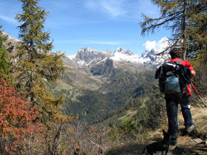 Sul monte Sardegnana verso le Orobie del Calvi - foto Piero Gritti 3 sett 07