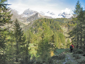 Scendendo alle baite de  'Le Foppe' - foto Piero Gritti 3 sett 07