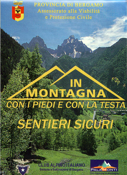 Copertina cartina 'Sentieri sicuri'