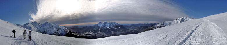 Salita invernale al Rifugio Capanna 2000 in Alpe Arera con freddo e gelo il 3 gennaio 2010