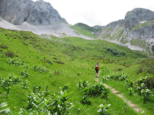 Dal Passo Branchino si sale alla Bocchetta di Corna Piana 