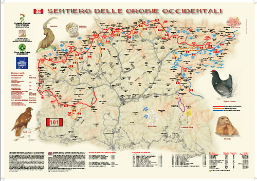 Nuova Cartina Sentiero Orobie Occidentali - Vedi in .pdf