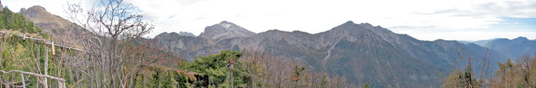 Dal Roccolo dei Larici (del Meschino) vista verso la Valle di Roncobello - 23 ottobre 07