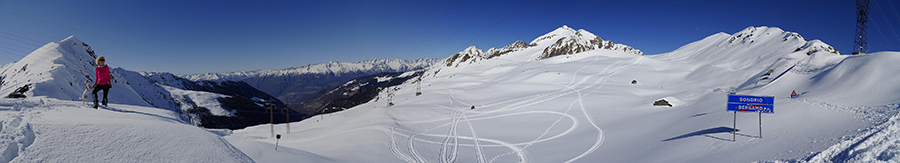 Sulle nevi di Passo San Marco (1992 m)