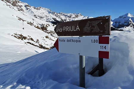 Sulle nevi del PASSO SAN MARCO e di CIMA VALLE ad anello il 23 genn. 2020 - FOTOGALLERY"