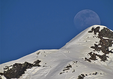 A CA' SAN MARCO (1830 m) dal Ristorante Genzianella (1300 m) pestando neve il 24 febbraio 2021 - FOTOGALLERY"