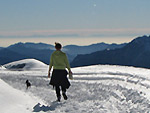 Sulla strada Ca' - Passo S. Marco la vista spazia fino agli Appennini!