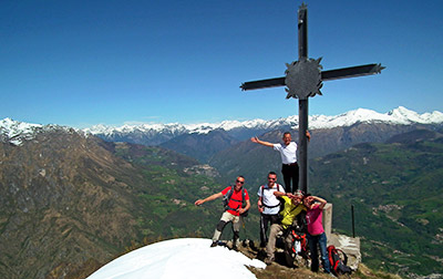 Salita al PIZZO GRANDE (1550 m.) del SORNADELLO sul SENTIERO ’PASSO LUMACA’ con giro ad anello da Cornalita  - FOTOGALLERY