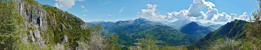 Al PIZZO GRANDE del Sornadello sul sentiero ‘Passo Lumaca' il 12 maggio 2013