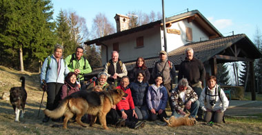 AL PIZZO GRANDE DEL SORNADELLO, salendo da Alino di S. Pellegrino Terme il 20 marzo 2011 - FOTOGALLERY