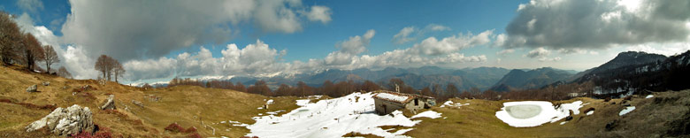 Panoramica alla Baita Alta del Sornadello