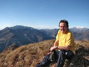 Da cima Sornadello vista verso il Resegone e le Grigne 