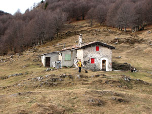 La seconda baita del Sornadello in posizione panoramica