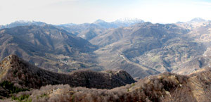 Panorama sulla Val Tlaeggio da cima Sornadello