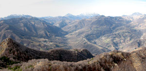 Panorama sulla Val Tlaeggio da cima Sornadello