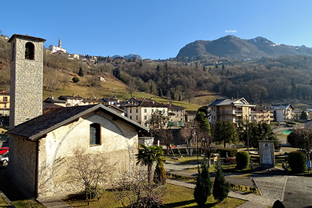 Sul Monte Suchello (1541 m) in parte innevato da Costa Serina il 15 febbraio 2017 - FOTOGALLERY
