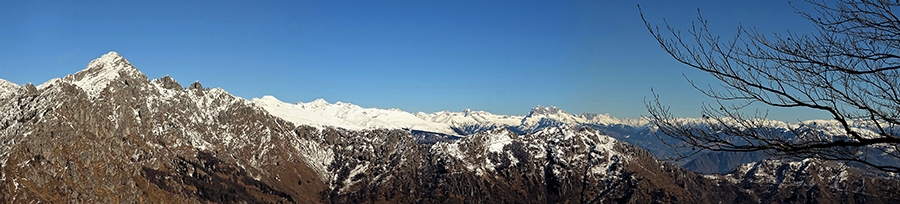 Vista sulla Val Serina da Costa Serina alta
