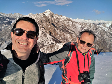 Monte Suchello (1541 m) da Costa Serina il 20 gennaio 2023  - FOTOGALLERY